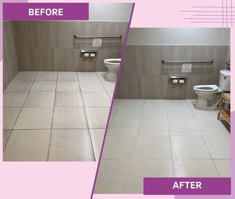 Bathroom Cleaning - The bathroom was very dirty, and the client asked us to solve his problem! Bathroom Cleaning - The bathroom was very dirty, and the client asked us to solve his problem!