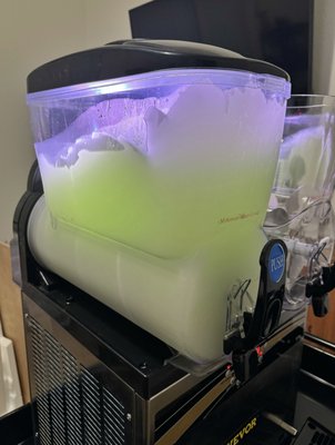Frozen Margaritas - Se habla Español.
Slushy Machine for rent, perfect for your next event or party. $160 includes taxes, fees, set up and delivery in the Austin area. (additional delivery fee outside of Austin).
2 Hopper Machine: 3 Gallons each
Included items:
1 Slush Mix, Cup Rimmer, Mixing Jugs & Rolling Cart
Flavors available:
-Blue Raspberry
-Strawberry Daiquiri
-lime Margarita
-Piña Colada
(All flavors are non-alcoholic and alcohol can be added for adult beverages). Frozen Margaritas - Se habla Español.
Slushy Machine for rent, perfect for your next event or party. $160 includes taxes, fees, set up and delivery in the Austin area. (additional delivery fee outside of Austin).
2 Hopper Machine: 3 Gallons each
Included items:
1 Slush Mix, Cup Rimmer, Mixing Jugs & Rolling Cart
Flavors available:
-Blue Raspberry
-Strawberry Daiquiri
-lime Margarita
-Piña Colada
(All flavors are non-alcoholic and alcohol can be added for adult beverages).