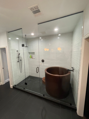 Frameless Shower Installs - We specialize in the art of frameless shower installations, transforming your bathroom into a modern and elegant oasis. With a commitment to quality and precision, we take pride in creating sleek and minimalist shower enclosures that not only enhance the aesthetics of your space but also provide the functionality and durability you desire.