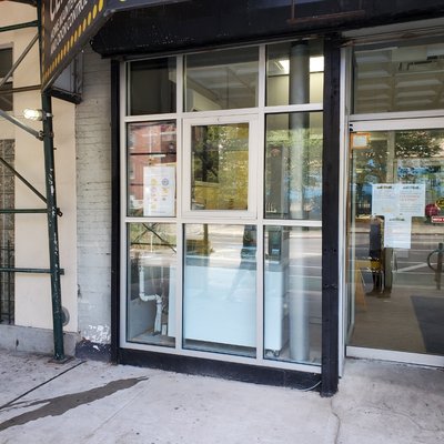 store front for new business - custom store front for independent business owner with separate entrance. project include design, fabrication and installation