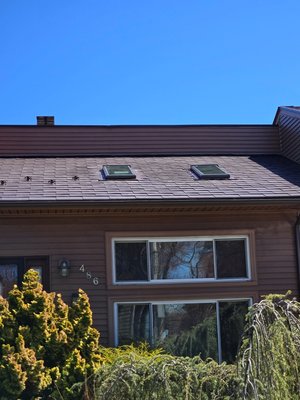 skylight replacement - skylights were dated and starting to leak , replaced with new skylights skylight replacement - skylights were dated and starting to leak , replaced with new skylights