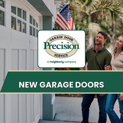 New Garage Doors - At Precision Garage Door Service, we’re committed to giving you a positive, hands-on experience when buying a new garage door. Putting in a high-quality garage door improves your quality of life and pays for itself with the value it adds to your home. New Garage Doors - At Precision Garage Door Service, we’re committed to giving you a positive, hands-on experience when buying a new garage door. Putting in a high-quality garage door improves your quality of life and pays for itself with the value it adds to your home.