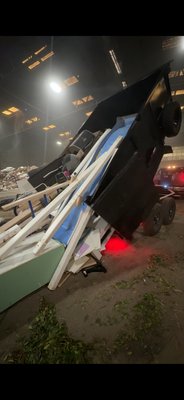Dumpster Rental - This home owner rented this dumpster for a day to get rid of various items and clean out his home and get rid of junk that had accumulated over the years ! Dumpster Rental - This home owner rented this dumpster for a day to get rid of various items and clean out his home and get rid of junk that had accumulated over the years !