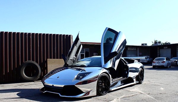 Silver chrome Lamborghini - Wrap zoo is the leading vinyl wrap and auto detailing shop in grass valley area with over 12 years hands on experience. Silver chrome Lamborghini - Wrap zoo is the leading vinyl wrap and auto detailing shop in grass valley area with over 12 years hands on experience.