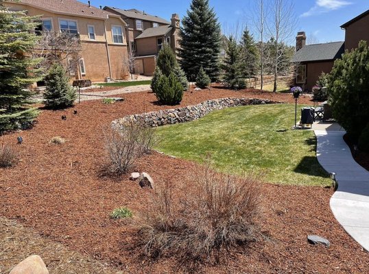 Mulch Installation - From small flower beds to entire yards of mulch, we work closely with each customer to ensure we choose the right mulch for your property. We take into account your individual budget and aesthetics, including color and size, and durability needs of each job. We look forward to helping your yard look it’s best.