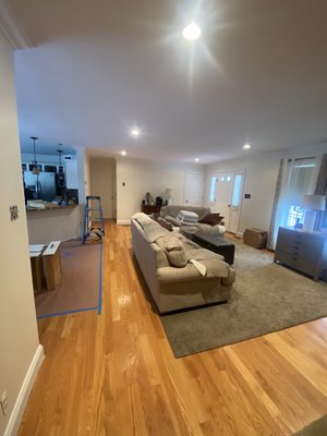 Interior Painting - an internal painting was done, changing the color of the walls and also trims and baseboard Interior Painting - an internal painting was done, changing the color of the walls and also trims and baseboard