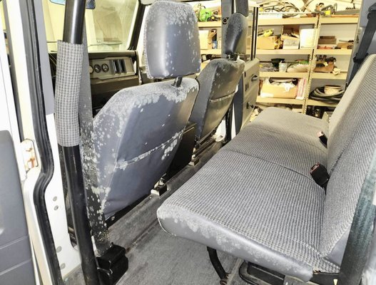 Mold Removal/Deep clean - Mold removal and deep clean on vehicles stored in garage