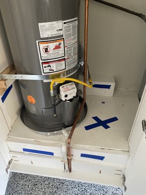 Water Heater Leak Mission Viejo - "This was a mold remediation resulting from a failed water heater in Mission Viejo. These poor customers found out the hard way how quickly mold can manifest under the right conditions. However, we were able to clean it up nicely and rebuild. Situations where the water heater needs to be removed can be livable by having a plumber just hook up a temporary extension to the new water heater and allow for us to do the mold removal while still providing hot water to the home owners. Convenience is not easily achieved but things can be done to make it manageable."