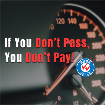 Don't Pass, Don't Pay! - Come in Today, No Appointment needed!