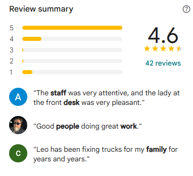 Customer Testimonials - We have delivered the best service to our customers for 40 years. Here are some of the things we our customers have to say about our service.