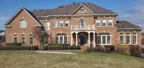 Brick Residential Painting - This was a a face lift and full painting on an entire brick home. Brick Residential Painting - This was a a face lift and full painting on an entire brick home.