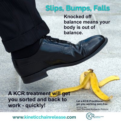 Kinetc Chain Release - KCR (Kinetic Chain Release) has demonstrated particular effectiveness in individuals suffering from chronic pain such as back pain, neck pain, and joint pain.  These types of discomfort often stem from imbalances or dysfunctions within the body's kinetic chain, which can be exacerbated by poor posture, lack of exercise, or repetitive stress.   KCR is a scientifically proven, twenty three step protocol of mobilisations and stretches that quickly and effectively shortens injury & recovery time, releases a multitude of aches and pains and re-balances bodies – fast. KCR was developed by Physiotherapist Hugh Gilbert who was from from the UK and has been proven to be effective.  This treatment is new to the United States.  We hope to help many people with this wonderful modality.