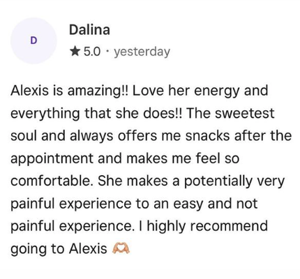 Read Our Reviews - At Bare Wax Shoppe our mission is to provide you with silky smooth skin in a relaxing and welcoming environment. Whether you need a full-body wax or a quick touch up, we are here to achieve your goals with our skilled esthetician, Alexis, that uses gentle techniques and high quality products. Call or visit website to book!