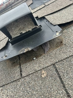 DENTON TEXAS ROOF REPAIR - New dryer vent
Replaced blown shingles DENTON TEXAS ROOF REPAIR - New dryer vent
Replaced blown shingles