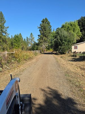 Driveway repair/grading and Cleanup - This is a Driveway repair/grading and cleanup of sides. Driveway repair/grading and Cleanup - This is a Driveway repair/grading and cleanup of sides.