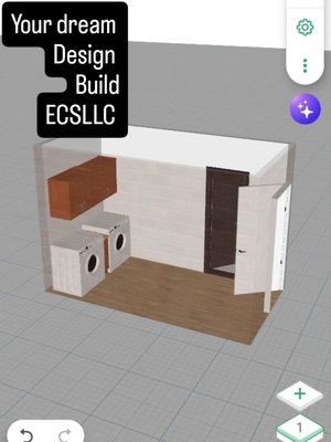 Laundryroom addition - Garage converted into a laundry room Laundryroom addition - Garage converted into a laundry room