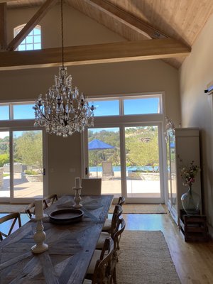 Another beautiful residential tinting project completed - This is just two large areas we re tinted in Encinitas East this week.
We removed and re tinted the entire west walls in 6 rooms. We mix up the film Ceramic 50/ and Ceramic 35. Massive glare reduction and heat gain reduced. They were satisfied!  Another beautiful residential tinting project completed - This is just two large areas we re tinted in Encinitas East this week.
We removed and re tinted the entire west walls in 6 rooms. We mix up the film Ceramic 50/ and Ceramic 35. Massive glare reduction and heat gain reduced. They were satisfied! 