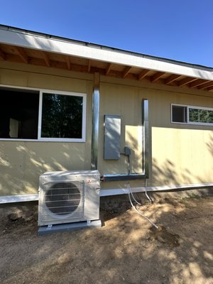 Mini Split System - This was a three head mini split install allowing for cool and heat to be produced in each and every room. Mini Split System - This was a three head mini split install allowing for cool and heat to be produced in each and every room.