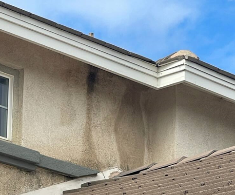 Water Intrusion Inspections - I had a client give us a call about what they thought was might be water intrusion. When we arrived at the property we found multiple cracked-broken roof tiles with saturated drywall below inside the garage and laundry room Water Intrusion Inspections - I had a client give us a call about what they thought was might be water intrusion. When we arrived at the property we found multiple cracked-broken roof tiles with saturated drywall below inside the garage and laundry room