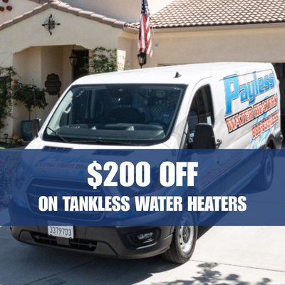 $200 OFF Tankless Water Heater Install - "Benefits of a Tankless Water Heater:
Efficiency: A tankless water heater can be 30% more efficient than a traditional tank water heater. With this increased efficiency comes savings for you. Energy Star estimates that the average family can save $100 per year by using a tankless water heater.
No Heat Loss: When a tank water heater runs, it needs to keep 40-50 gallons hot at all times. This means your tank is burning fuel constantly to keep the water at temperature. Tank models also lose heat as water sits in the tank and travels through pipes. Tankless water heaters lose no heat because they do not store water. You only use the water you need at any given time with on-demand heating.
No Leaks: If you’ve had a water heater leak in your basement, you can recall the frustration and cost associated with repairs. Because tankless heaters do not store water, you will never have to worry about leaks causing damage to your home.
Longer Lifespan: A traditional water heater has a lifespan of 10-12 years. A tankless heater can last up to 20 years with proper maintenance! This longevity will save you money since you can rely on this model for many years past the traditional water heater. " $200 OFF Tankless Water Heater Install - "Benefits of a Tankless Water Heater:
Efficiency: A tankless water heater can be 30% more efficient than a traditional tank water heater. With this increased efficiency comes savings for you. Energy Star estimates that the average family can save $100 per year by using a tankless water heater.
No Heat Loss: When a tank water heater runs, it needs to keep 40-50 gallons hot at all times. This means your tank is burning fuel constantly to keep the water at temperature. Tank models also lose heat as water sits in the tank and travels through pipes. Tankless water heaters lose no heat because they do not store water. You only use the water you need at any given time with on-demand heating.
No Leaks: If you’ve had a water heater leak in your basement, you can recall the frustration and cost associated with repairs. Because tankless heaters do not store water, you will never have to worry about leaks causing damage to your home.
Longer Lifespan: A traditional water heater has a lifespan of 10-12 years. A tankless heater can last up to 20 years with proper maintenance! This longevity will save you money since you can rely on this model for many years past the traditional water heater. "