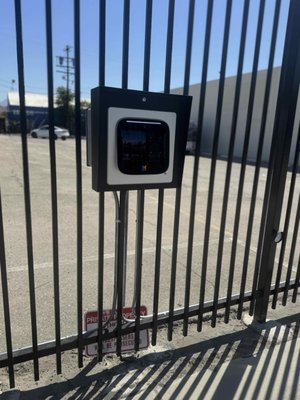 ButterflyMX Intercom at Gate - This industrial complex required a multitenant intercom solution. We installed a ButterflyMX intercom plus vehicle tag reader which automatically triggers the gate for known vehicles. ButterflyMX Intercom at Gate - This industrial complex required a multitenant intercom solution. We installed a ButterflyMX intercom plus vehicle tag reader which automatically triggers the gate for known vehicles.