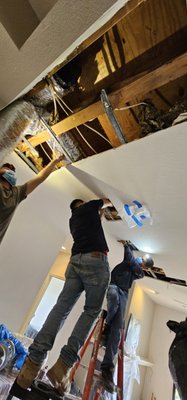 full system replacement - full system replacement, include: 11 ducts, plenum box, furnace and condenser. full system replacement - full system replacement, include: 11 ducts, plenum box, furnace and condenser.