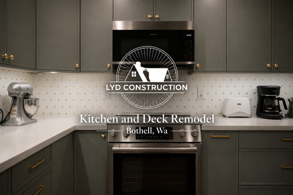 Kitchen and Deck Remodel Bothell 2026 - Whole Home Refresh | Bothell, WA
We recently completed this renovation for a wonderful couple in Bothell, transforming the main living spaces of their home through a combination of interior and exterior improvements.
The project included a full kitchen remodel, first-floor repaint, and complete deck replacement. Inside, the kitchen was redesigned with updated cabinetry, new countertops, a decorative tile backsplash, and modern finishes that bring a fresh, cohesive feel to the home. Throughout the first floor, new paint helped brighten the space and create a clean, updated look.
Outside, the new deck provides a durable and welcoming extension of the home, designed for everyday enjoyment and entertaining.
Projects like this are a reminder that thoughtful updates across multiple areas of a home can dramatically improve both function and comfort while preserving the character that makes a house feel like home. Kitchen and Deck Remodel Bothell 2026 - Whole Home Refresh | Bothell, WA
We recently completed this renovation for a wonderful couple in Bothell, transforming the main living spaces of their home through a combination of interior and exterior improvements.
The project included a full kitchen remodel, first-floor repaint, and complete deck replacement. Inside, the kitchen was redesigned with updated cabinetry, new countertops, a decorative tile backsplash, and modern finishes that bring a fresh, cohesive feel to the home. Throughout the first floor, new paint helped brighten the space and create a clean, updated look.
Outside, the new deck provides a durable and welcoming extension of the home, designed for everyday enjoyment and entertaining.
Projects like this are a reminder that thoughtful updates across multiple areas of a home can dramatically improve both function and comfort while preserving the character that makes a house feel like home.