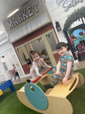 Indoor Play - Our Play & Cafe does not require reservations or an appointment, we operate like any coffee house you may have been to before BUT we have an adorable Tiny Town Play Area available to occupy and entertain your little ones while you enjoy your coffee, snacks and conversation.
VISIT OUR WEBSITE TO VIEW PLAY PASS PRICING INFO AND POLICIES Indoor Play - Our Play & Cafe does not require reservations or an appointment, we operate like any coffee house you may have been to before BUT we have an adorable Tiny Town Play Area available to occupy and entertain your little ones while you enjoy your coffee, snacks and conversation.
VISIT OUR WEBSITE TO VIEW PLAY PASS PRICING INFO AND POLICIES
