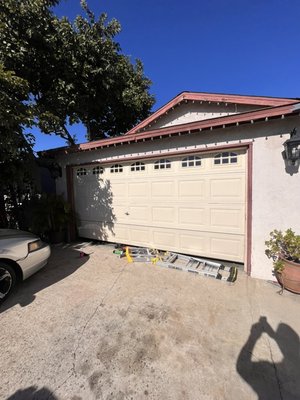 Garage door repairs same day service - Schedule an appointment .
If you send pictures, I can give you a quote before I show up .lets Make your old door run great again !
