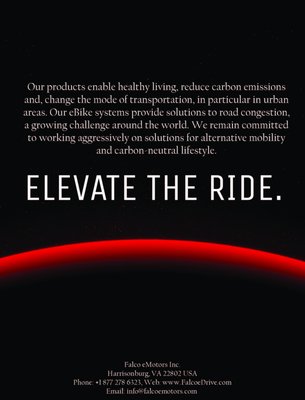 Falco eBike Systems Catalog - About Falco eDrive
We believe in the power of cycling. Cycling has the authority to bring about sweeping changes to our world. The potential is enormous regarding its impact on commuting, fitness, regeneration, and saving our planet.
Falco eDrive broadcasts power (watts) to apps such as Zwift, Bkool, TrainerRoad, etc., automatically allowing resistance variation to match changing terrain and conditions. Falco eDrive even vibrates to simulate ‘the road feel.
A sound investment should last for a long time. Utmost reliability and performance dictate Falco’s direct drive technology. We want our customers to experience the ultimate performance and reliability and the comfort of owning a world-class Drive.
Falco Drive Offers
ULTRA-FAST OPERATIONS
IN-BUILT TORQUE SENSOR TECHNOLOGY
POWERFUL
IN-BUILT CONTROLLER
5-YEAR WARRANT
5-PHASE DRIVE TECHNOLOGY
28 MPH SUPER-EFFICIENT COMMUTING
PRECISE POWER DELIVERY
ZERO-RESISTANCE PEDALING
CARDIO CONTROL
WIRED and WIRELESS-BIKE CONSOLE
ULTRA-RELIABLE
AN OPEN SYSTEM Falco eBike Systems Catalog - About Falco eDrive
We believe in the power of cycling. Cycling has the authority to bring about sweeping changes to our world. The potential is enormous regarding its impact on commuting, fitness, regeneration, and saving our planet.
Falco eDrive broadcasts power (watts) to apps such as Zwift, Bkool, TrainerRoad, etc., automatically allowing resistance variation to match changing terrain and conditions. Falco eDrive even vibrates to simulate ‘the road feel.
A sound investment should last for a long time. Utmost reliability and performance dictate Falco’s direct drive technology. We want our customers to experience the ultimate performance and reliability and the comfort of owning a world-class Drive.
Falco Drive Offers
ULTRA-FAST OPERATIONS
IN-BUILT TORQUE SENSOR TECHNOLOGY
POWERFUL
IN-BUILT CONTROLLER
5-YEAR WARRANT
5-PHASE DRIVE TECHNOLOGY
28 MPH SUPER-EFFICIENT COMMUTING
PRECISE POWER DELIVERY
ZERO-RESISTANCE PEDALING
CARDIO CONTROL
WIRED and WIRELESS-BIKE CONSOLE
ULTRA-RELIABLE
AN OPEN SYSTEM