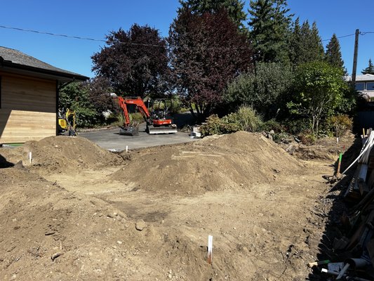 Excavation - Done Well Services offers excavation for your building site needs. We can start with clearing the site to provide a clean slate, perform grading, foundation dig out, utility installation, drainage and final grading and landscaping. Excavation - Done Well Services offers excavation for your building site needs. We can start with clearing the site to provide a clean slate, perform grading, foundation dig out, utility installation, drainage and final grading and landscaping.