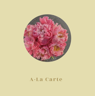 A-La Carte - Our A-La Carte service offers tailored minimalistic blooms to enhance your wedding day. This option is for the couples looking for single bouquets and boutonnieres to adorn them on their wedding day. A-La Carte florals can be arranged for delivery or pick-up. A-La Carte - Our A-La Carte service offers tailored minimalistic blooms to enhance your wedding day. This option is for the couples looking for single bouquets and boutonnieres to adorn them on their wedding day. A-La Carte florals can be arranged for delivery or pick-up.