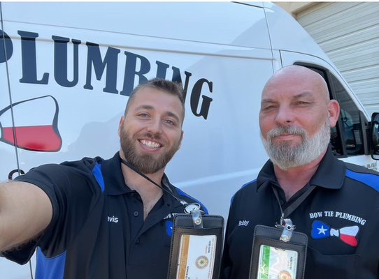 Meet The Crew - Check us out in the field! In the photos you will find the owner - Travis Bowen and his crew - Jesse - master plumber, Bobby - Journeyman Plumber, Nick - Tradesman Plumber, Kelton and Jose - Apprentice Plumbers. Meet The Crew - Check us out in the field! In the photos you will find the owner - Travis Bowen and his crew - Jesse - master plumber, Bobby - Journeyman Plumber, Nick - Tradesman Plumber, Kelton and Jose - Apprentice Plumbers.