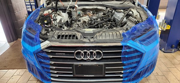 2021 Audi A8 Quattro - Engine Ticking Noise - Our initial diagnostic revealed significant concerns: metal shavings in the oil filter housing, indicating an internal mechanical failure, and a ticking noise from the engine's right bank. Preliminary suspicions for the ticking pointed towards the rocker arm/roller follower or valve lifter.
Further in-depth investigation and disassembly definitively confirmed these findings, identifying the roller and the exhaust camshaft as the exact failing components. This comprehensive diagnosis directly accounted for both the metal contamination in the oil and the audible ticking.
The recommended repairs, including the replacement of the exhaust camshaft, rocker arm/roller follower, valve lifters, engine oil cooler, and a thorough oil flush and change, have been successfully completed. Following these repairs, the engine's ticking noise is resolved, and the vehicle passed a road test, now running normally without any abnormal noises. 2021 Audi A8 Quattro - Engine Ticking Noise - Our initial diagnostic revealed significant concerns: metal shavings in the oil filter housing, indicating an internal mechanical failure, and a ticking noise from the engine's right bank. Preliminary suspicions for the ticking pointed towards the rocker arm/roller follower or valve lifter.
Further in-depth investigation and disassembly definitively confirmed these findings, identifying the roller and the exhaust camshaft as the exact failing components. This comprehensive diagnosis directly accounted for both the metal contamination in the oil and the audible ticking.
The recommended repairs, including the replacement of the exhaust camshaft, rocker arm/roller follower, valve lifters, engine oil cooler, and a thorough oil flush and change, have been successfully completed. Following these repairs, the engine's ticking noise is resolved, and the vehicle passed a road test, now running normally without any abnormal noises.