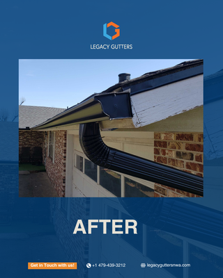 Before and After - From worn-out and damaged… to bold, clean, and stunning. 🖤
This home went from old, dirty white gutters that were failing… to sleek black gutters and downspouts that completely transformed the look and protection of the home.
Not only does it look incredible, it now protects the foundation, prevents water damage, and adds serious curb appeal.
If your gutters are leaking, sagging, stained, or just outdated… this is your sign.
Stop risking costly damage and give your home the upgrade it deserves. A simple gutter replacement can completely change everything. Before and After - From worn-out and damaged… to bold, clean, and stunning. 🖤
This home went from old, dirty white gutters that were failing… to sleek black gutters and downspouts that completely transformed the look and protection of the home.
Not only does it look incredible, it now protects the foundation, prevents water damage, and adds serious curb appeal.
If your gutters are leaking, sagging, stained, or just outdated… this is your sign.
Stop risking costly damage and give your home the upgrade it deserves. A simple gutter replacement can completely change everything.