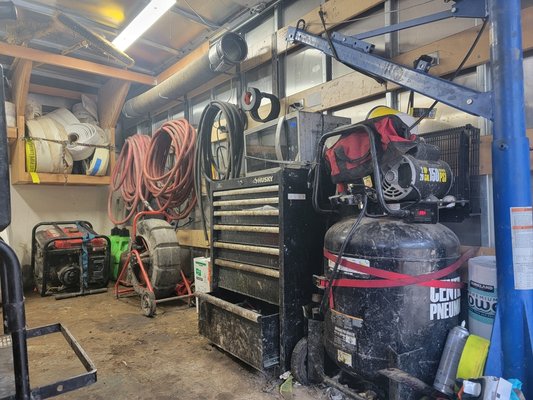 The Truck - Our truck out fitted to face almost everything thrown at us.