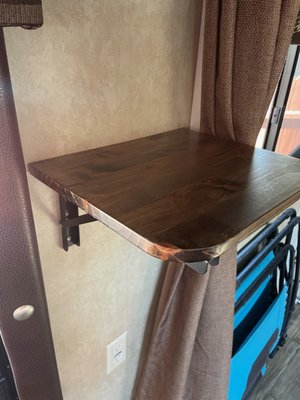 custom rv shelves - Folding custom rv shelves, any size , custom cut and collar !