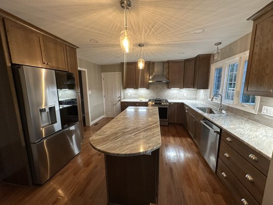 House renovation - The kitchen, the rest of the first floor, and the entire basement were fully renovated as part of this project. The work included the installation of recessed lighting throughout, along with additional upgrades and improvements to enhance functionality, appearance, and overall quality of the space. House renovation - The kitchen, the rest of the first floor, and the entire basement were fully renovated as part of this project. The work included the installation of recessed lighting throughout, along with additional upgrades and improvements to enhance functionality, appearance, and overall quality of the space.