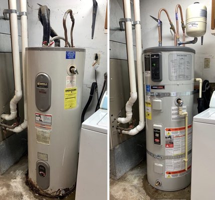 Have a leaking water heater? - Customer called about an issue with their water heater. We replaced it for them. Have a leaking water heater? - Customer called about an issue with their water heater. We replaced it for them.