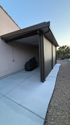 Create an outdoor living space - These two projects are a good example of what kind of space you can gain by adding aluminium patio cover or a Retractable patio Awning. Create an outdoor living space - These two projects are a good example of what kind of space you can gain by adding aluminium patio cover or a Retractable patio Awning.