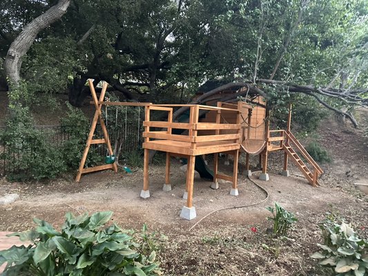 Treehouse (Playground) - Treehouse (Playground)
Big Treehouse with Tube Slide, Simple Slide, 2 Swings, Bid House, Rope Bridge etc. Treehouse (Playground) - Treehouse (Playground)
Big Treehouse with Tube Slide, Simple Slide, 2 Swings, Bid House, Rope Bridge etc.