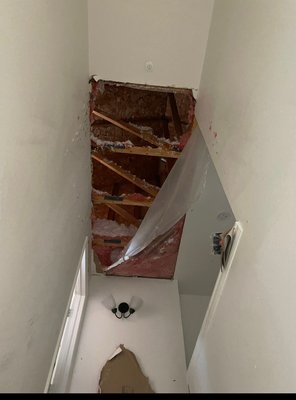 Water damage project (asbestos test) - Rex was called to test for asbestos after a water damage incident in a residential home! Same day inspection, same day results! Call the best, call Rex! Water damage project (asbestos test) - Rex was called to test for asbestos after a water damage incident in a residential home! Same day inspection, same day results! Call the best, call Rex!