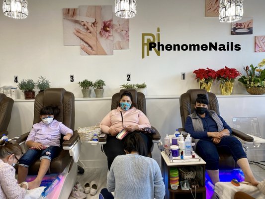 Pedicure - Come and enjoy our comfy massage chair and multiple types of Pedicure that can suite your hobbies. Pedicure - Come and enjoy our comfy massage chair and multiple types of Pedicure that can suite your hobbies.