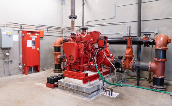 Fire Pump Flow Test - We perform annual fire pump testing for our clients to certify that their fire protection equipment is working properly. This helps us uncover any deficiencies and put a stop to them before they progress.