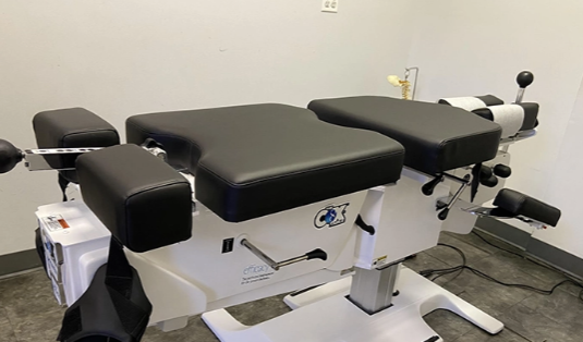 Cox Technic - Cox® Technic is an easy distraction (stretching) adjustment of the spine to realize the following benefits for the patient with back or extremity pain: Increase the intervertebral disc space opening, Decrease the pressure within the disc to aid healing of disc herniation, Increase the size of the nerve, openings in the spine to reduce pinched nerves.
Revitalize range of motion to spinal segments Cox Technic - Cox® Technic is an easy distraction (stretching) adjustment of the spine to realize the following benefits for the patient with back or extremity pain: Increase the intervertebral disc space opening, Decrease the pressure within the disc to aid healing of disc herniation, Increase the size of the nerve, openings in the spine to reduce pinched nerves.
Revitalize range of motion to spinal segments