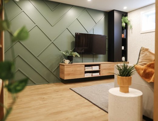 Custom Accent Wall Installation - Let Your Walls Speak
Blank walls are a thing of the past. Accent walls are an easy way to bring style, character, and atmosphere to your home.
We create accent walls using 3D, plastic, or wooden panels — from soft textures to bold colors. Perfect behind the TV, in the bedroom, hallway, or entryway.
Why clients choose us:
– Visually define the space
– Add depth, light, and mood
– Perfect Zoom background
Custom designs. From calm minimalism to bold statements — we’ll craft a solution that tells your story. Custom Accent Wall Installation - Let Your Walls Speak
Blank walls are a thing of the past. Accent walls are an easy way to bring style, character, and atmosphere to your home.
We create accent walls using 3D, plastic, or wooden panels — from soft textures to bold colors. Perfect behind the TV, in the bedroom, hallway, or entryway.
Why clients choose us:
– Visually define the space
– Add depth, light, and mood
– Perfect Zoom background
Custom designs. From calm minimalism to bold statements — we’ll craft a solution that tells your story.