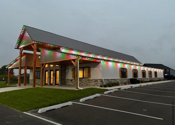 Commercial Holiday Decoration - Stunning commercial lighting display designed to turn heads and draw customers in. Every light is perfectly aligned, creating a clean, professional look that highlights your business and makes it shine day and night. Commercial Holiday Decoration - Stunning commercial lighting display designed to turn heads and draw customers in. Every light is perfectly aligned, creating a clean, professional look that highlights your business and makes it shine day and night.