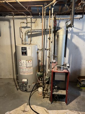 Navien Combination - Navien Combination Boiler Install (Before & After)
