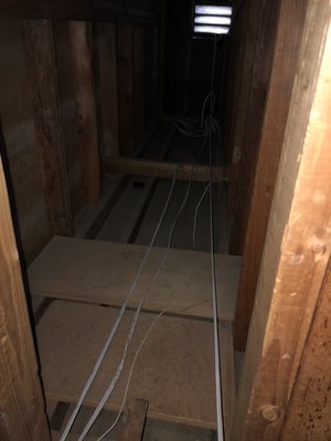 Rodent Removal - This house presented a heavy roof rat infestation in the attic, we did first an exclusion job to prevent rodents from coming in the area, we removed the rodents and then we proceed to cleaning/sanitation part , customers live now rodent free permanently!