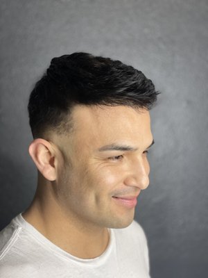 Client testimonial - “I was nervous at first about trying a hair system, but from my very first consultation at Strandly Hair I felt completely at ease. The process was private, professional, and surprisingly comfortable. When I saw myself in the mirror after the fitting, I couldn’t believe how natural it looked—like my real hair had been restored. Now I can go out, exercise, and live my life with confidence again. I only wish I had done this sooner!”